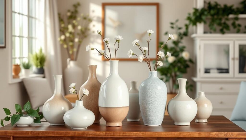 spring home decor vases